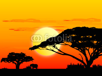 Africa sundown