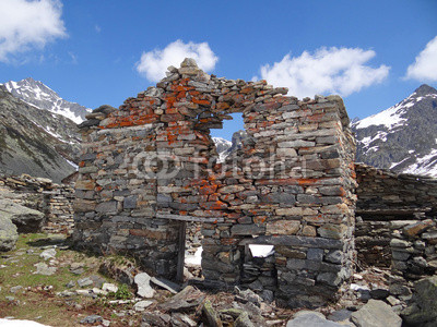 Ruines du hameau de la Sassière, Haute-Tarentaise