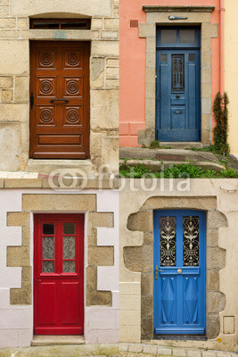 4 portes rustiques en Bretagne