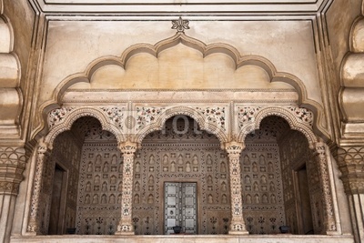 Diwan-i-Am Detail at Agra Fort