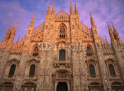 Duomo di Milano, Facade frontal view