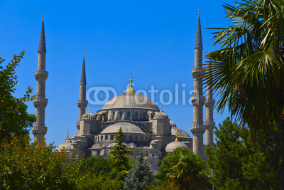 Blue Mosque, (Sultanahmet Camii), Istanbul, Turkey