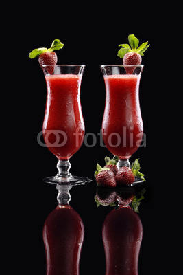Strawberry daiquiri or smoothie