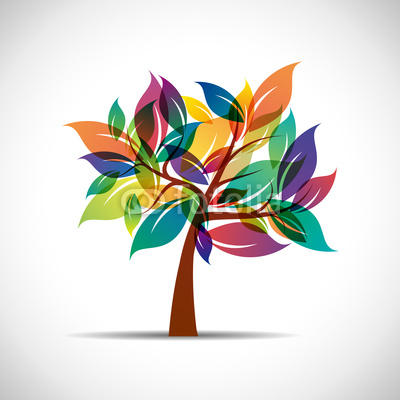 Colorful tree # Vector