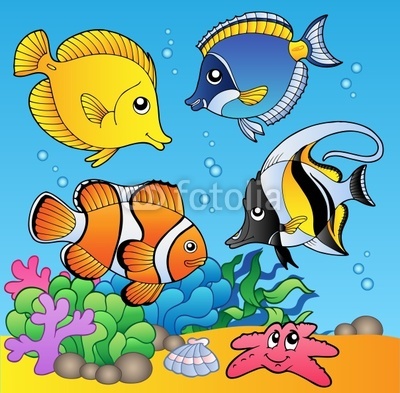 Underwater animals and fishes 2