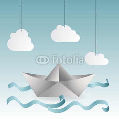 Cute Paper Boat