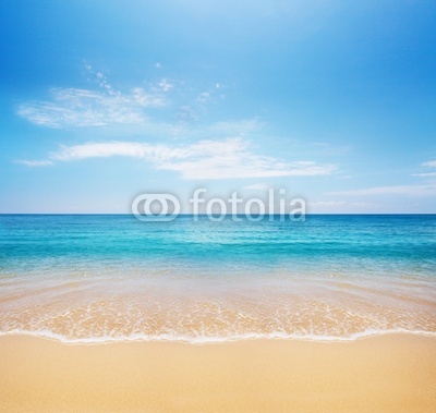 beach and tropical sea