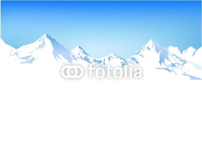 Winter mountains