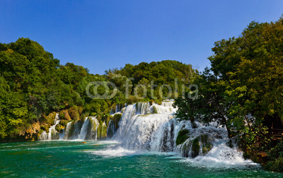 Waterfall KRKA in Croatia