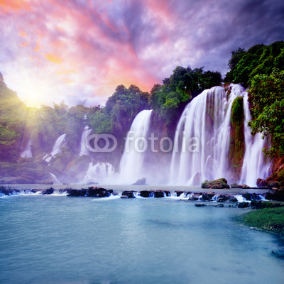 Banyue waterfall