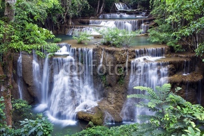 waterfall forest