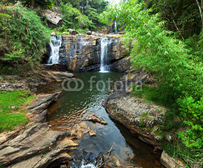 Waterfall on Sri Lanka