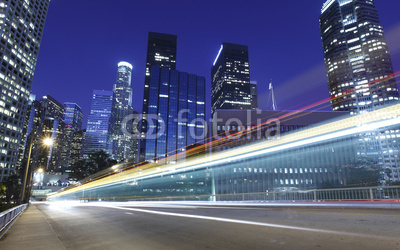 Traffic through Los Angeles