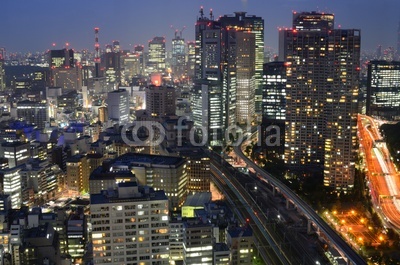 Buildings and Highways in Tokyo
