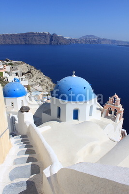 Chapelles à Santorin - Cyclades - Grèce