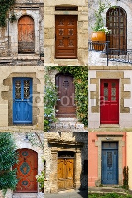 Collage 6 portes d'entrée traditionnelles