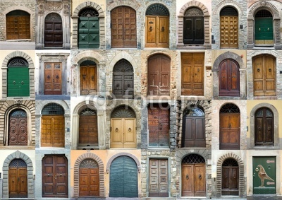 Collection vintage obsolete elegant tuscany door