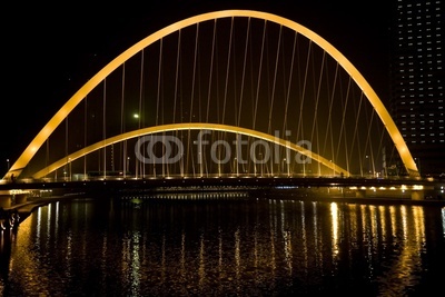 Modern Suspension Bridge