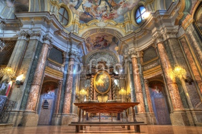 Santa Maria Maddalena church interior.