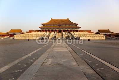 The Three Great Halls Palace. Forbidden City. Beijing, China