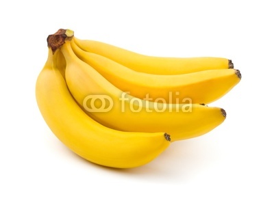 Bunch of bananas isolated on white background