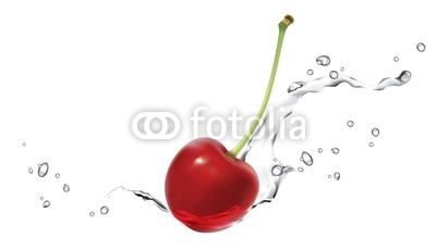 Cherry_splashing_in_water