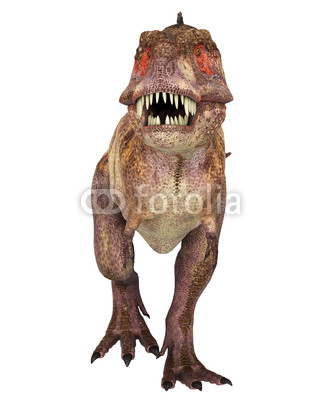 tyranosaur red face