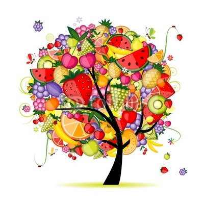 Energy fruit tree for your design