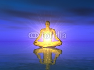 Wasser Meditation - Gold Blau