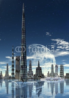 Fictional City Skyline