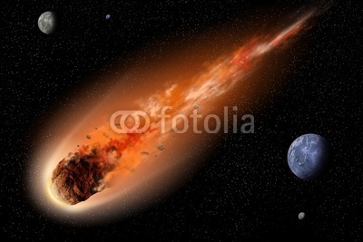 asteroid in space