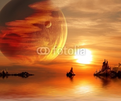 Fantasy sunset