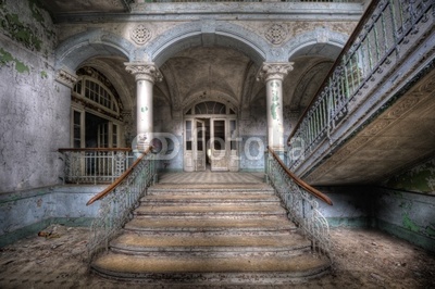 Old stairs in Beelitz