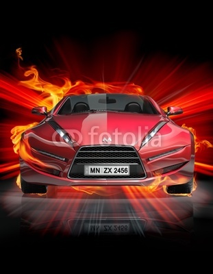 Fire car