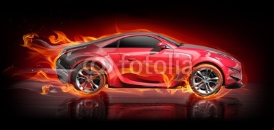 Burnout car