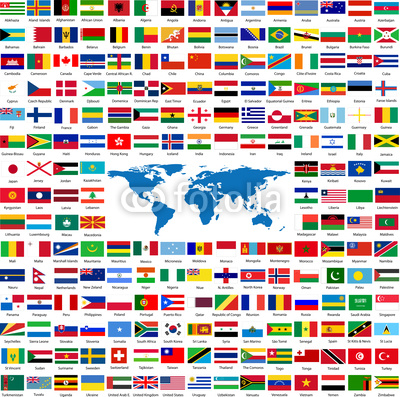 Flags from all over the world