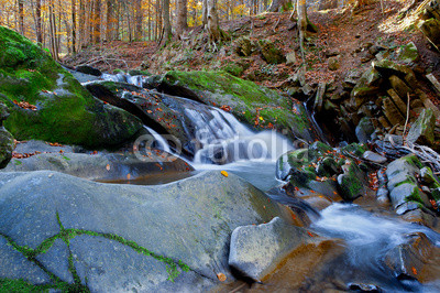 autumn waterfall