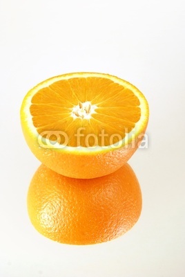 half of the orange