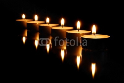 lighted candles