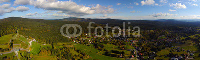 Luftaufnahme Panorama Fichtelberg