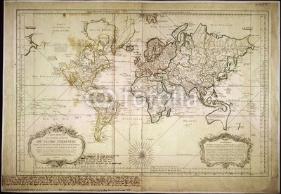 Vintage World map