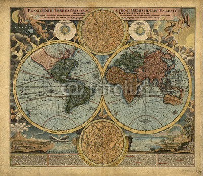 Vintage World map